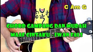 Chord Gampang dan Mudah - Maaf Cintaku by Iwan Fals - dari C Mayor