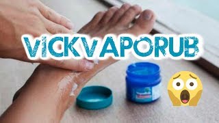 DIOS MÍO PORQUE NO ME LO DIJERON ANTES! Apliqué Vicks Vaporub En Mis Pies Y No Creerán Lo Que Pasó…