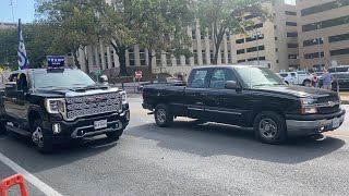 Trump supporters protest election results at Texas State Capitol in downtown Austin