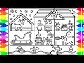 How to draw christmas characters for kids christmas characters drawings and coloring pages