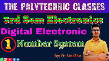 01 Digital Electronics || Syllabus Introduction || 3rd Sem || Electronics Engg || #sbte_bihar