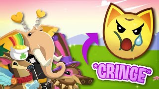The Animal Jam Emoji Challenge *CRINGE* ft. Flamingoop & Cherrioz