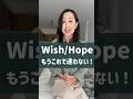 WishとHopeの違い!もうこれで迷わない、決定的な使い分けルールを解説