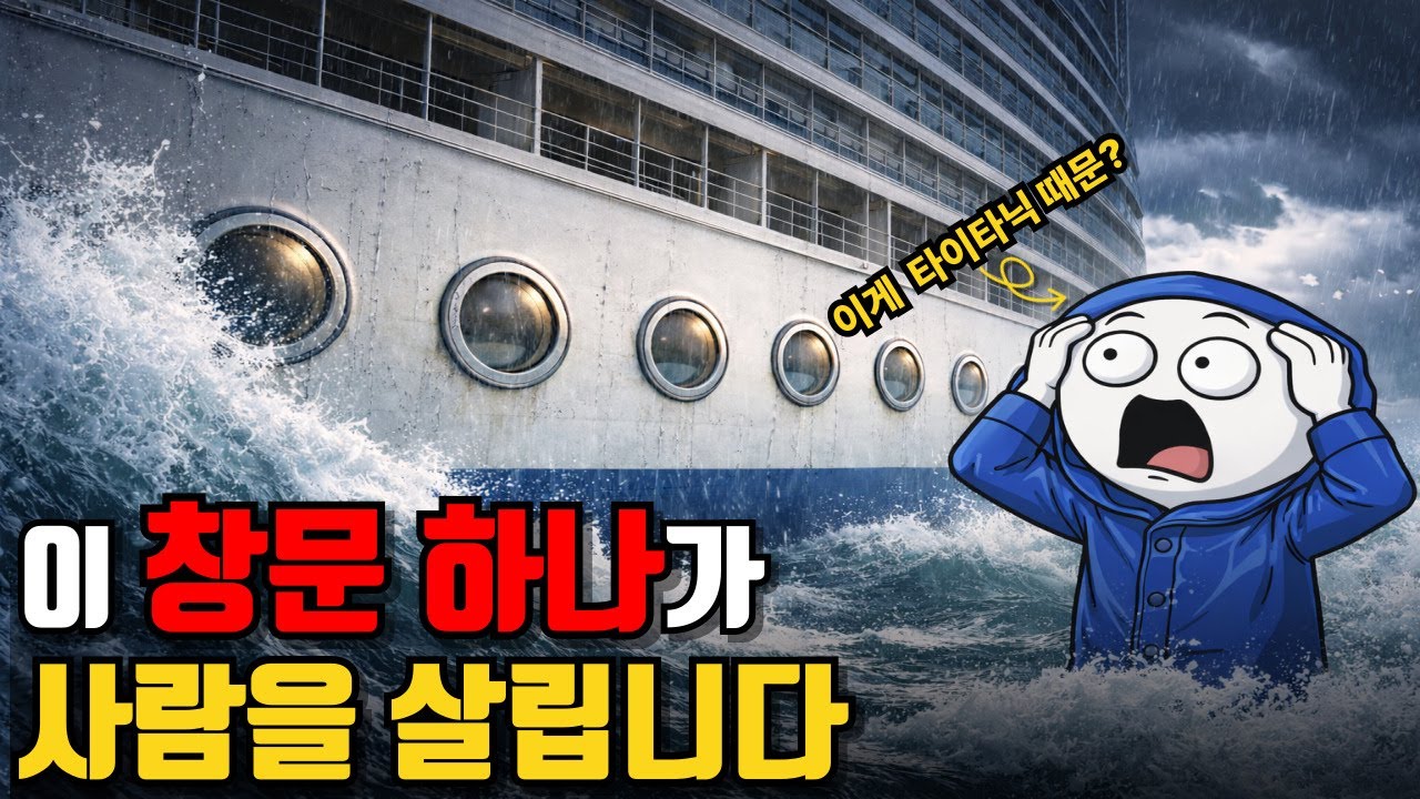 왜 크루즈선 아래층 창문은 아직도 동그랄까?