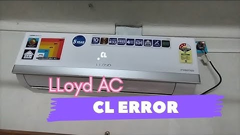 Lloyd AC CL Error Code || Fixing Lloyd AC CL Error Code Easily Step by Step || Technical Hulchal