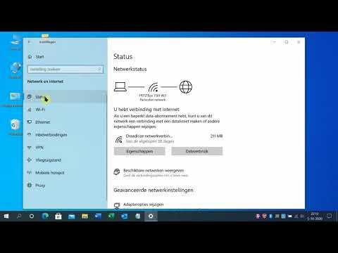 W10-0024 Netwerk opnieuw instellen in Windows 10