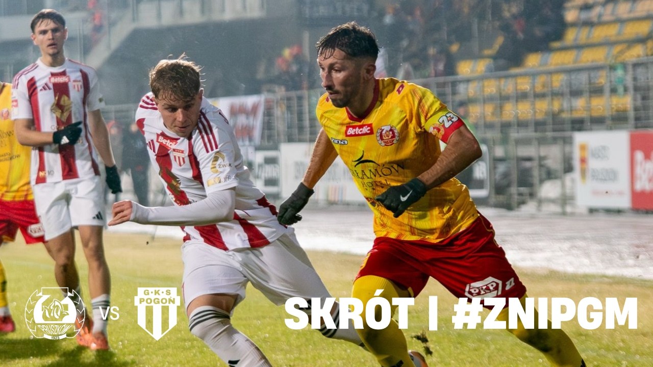 SKRÓT | Znicz Pruszkow vs  Pogon Grodzisk Mazowiecki 0:0
