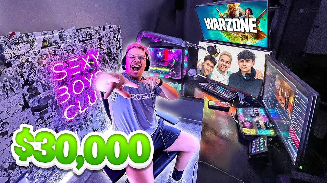 My NEW $30,000 DREAM Gaming Setup!