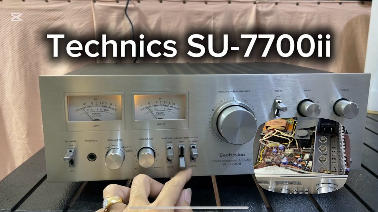 technics SU-7700ii stereo amplifier 1977s #japan #amplifier