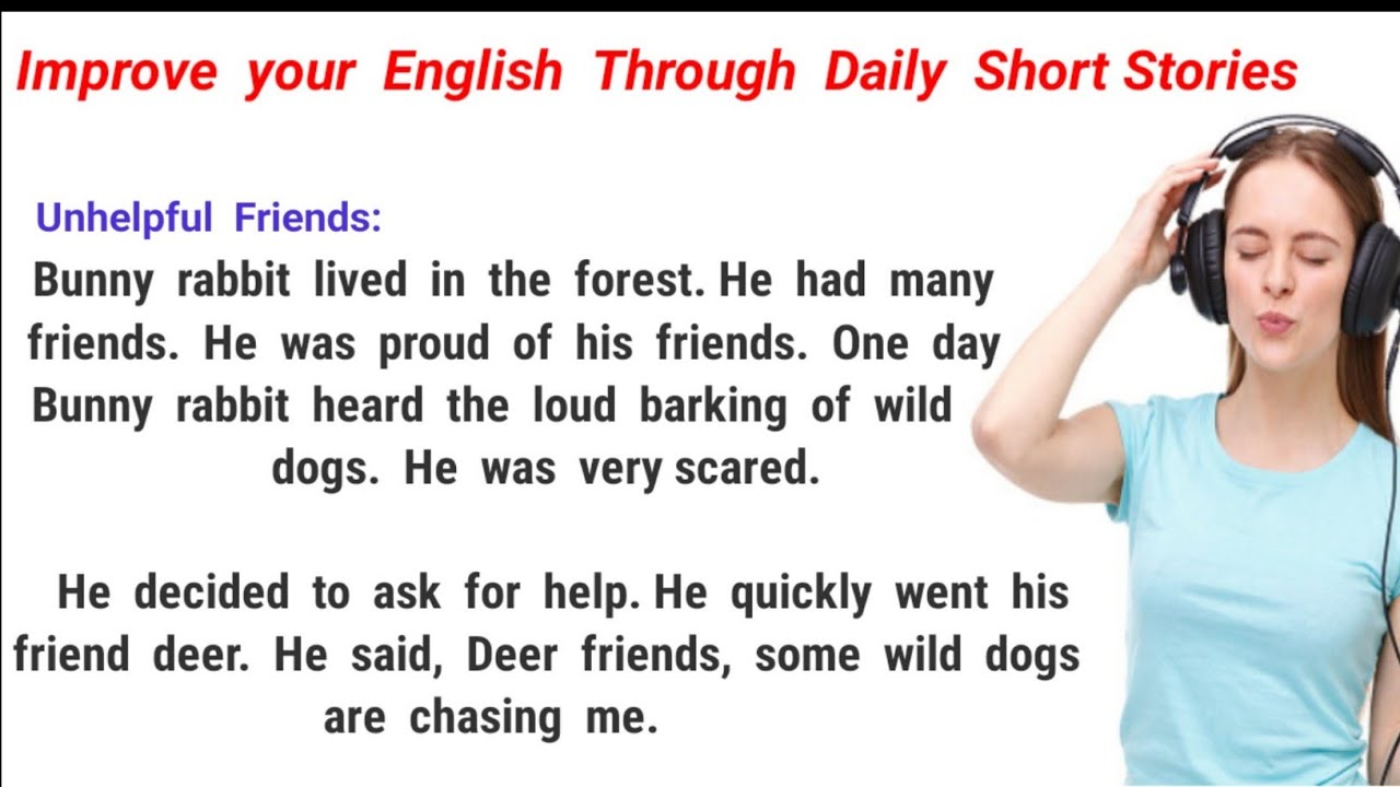 Learn English through story. Let's improve your English! Фон. Enhancing Learning through short stories. Предложение с through