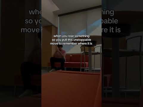 When You Lose Something So You Do This To Remember Where It Was 