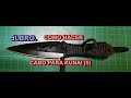 COMO HACER CABO DE PARACORD PARA KUNAI O CUCHILLO (5) PASO A PASO JLBRO.