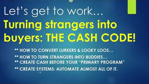 Power Lead System Training Strangers to Buyers 1 of 3