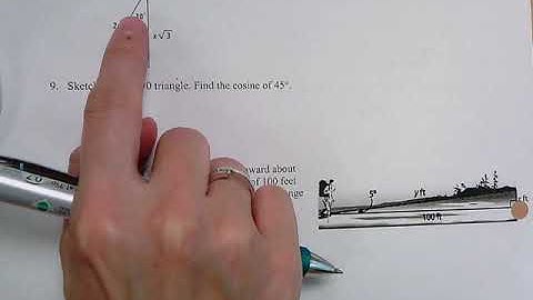 Lesson 8.4A Trig Ratios