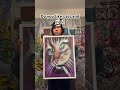 Airbrushed a cat smoking, prints available now! #airbrushed #art #artist #catpainting #catmodel