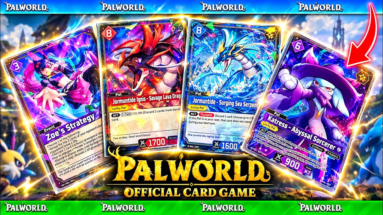Thumbnail for I PULLED SOME INSANE CARDS! - Palworld OCG Mystery Box & 1st Edition Pack Opening!