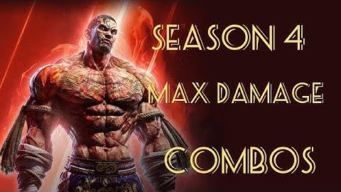 Tekken 7 Fahkumram Max Damage Combos Season 4 !!