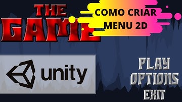 Como fazer um MENU 2D no UNITY | Criando jogo 2D #10