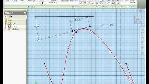 Autodesk Inventor 2010 training Spline