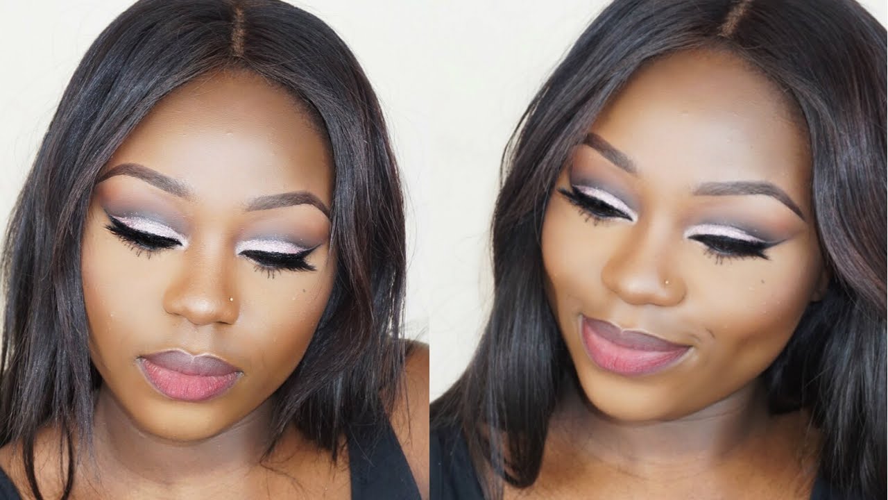 HOW TO Glitter Cut Crease Makeup Tutorial For Hooded Eyes I