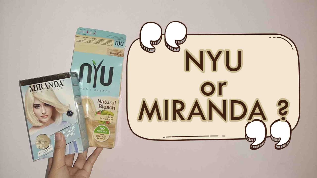 REVIEW BLEACHING for Virgin Hair Review Miranda Bleaching Review