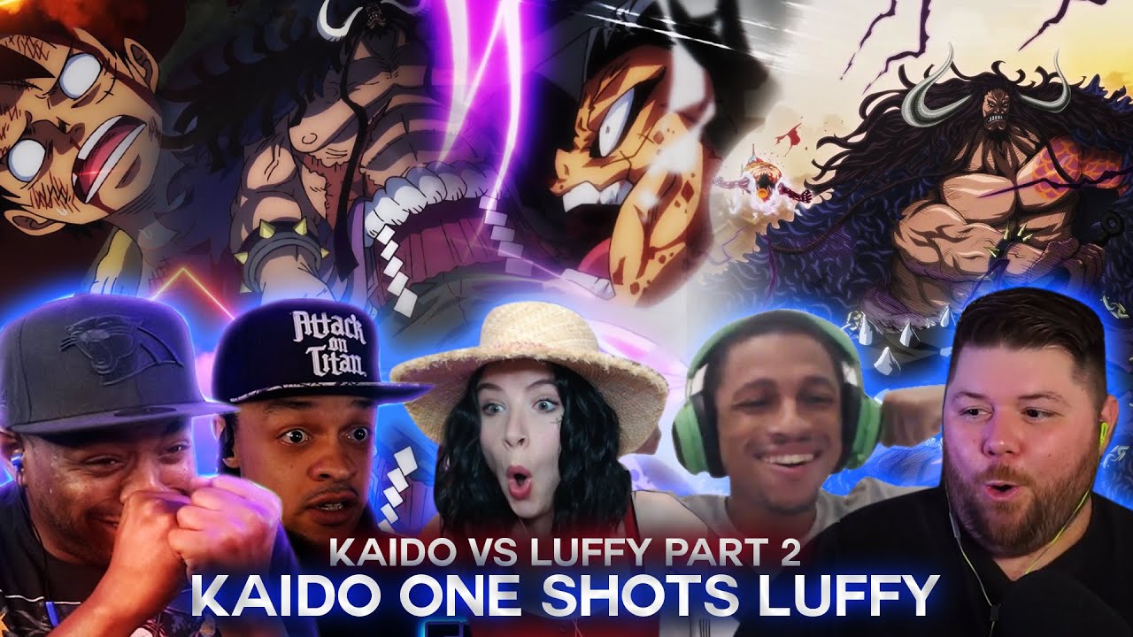 Kaido One Shots Luffy ! Luffy Vs Kaido Part 2 ! Reaction Mashup