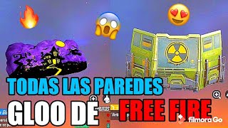  TODAS LAS PAREDES GLOO DE FREE FIRE ¡ACTUALIZADO! ESTÁS SON TODAS LAS SKINS DE PAREDES GLOO