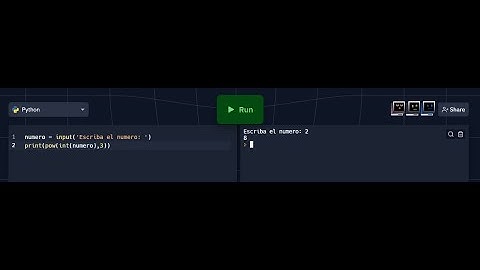 Elevar un número al cubo con Python