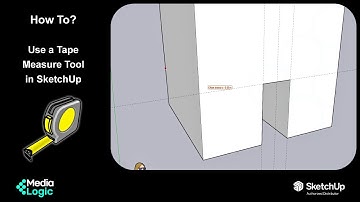 #HowTo: Use Tape Measure Tool in #SketchUp