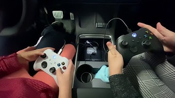 How To Play Video Games With Controllers In A Tesla Model 3