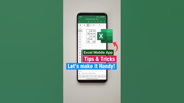 Better know these Tips and Tricks  NOW | Excel Mobile App📱