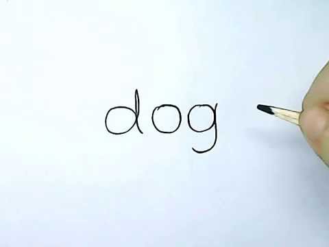 How To Turn Word Dog Into A Cartoon Cat How To Turn Word Dog Into A Cartoon Cat