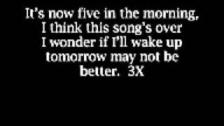 Tomorrow may not be better - Bastian Baker - Lyrics