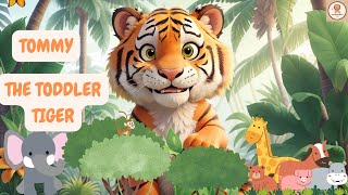 "Tommy the Tiger Cub's Wild Jungle Journey: Exciting Kids Rhymes & Songs!"|Jungle Adventures |