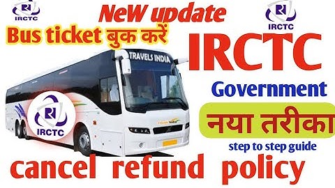 IRCTC bus ticket booking online/IRCTC bus ticket booking kaise/IRCTC bus ticket privacy policy/BUS