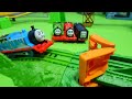 きかんしゃトーマスがジャンプしたり動く橋を走るよ!パーシーとジェームスとディーゼルもいるよ!ゆうぴょん yupyon3524