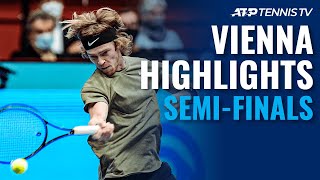 Red-Hot Rublev and Sonego Rise Above | Vienna 2020 Semi-Final Highlights