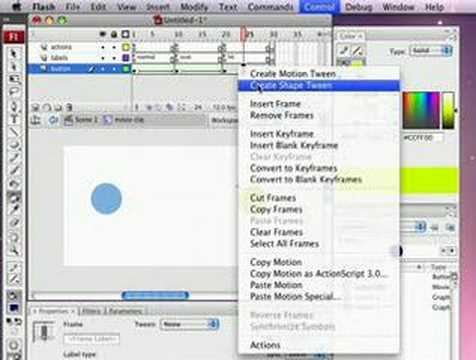 Flash Buttons and Advanced Movie Clip "buttons" AS2 part 3