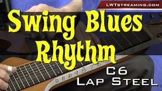 Video thumbnail of "Swing Blues Rhythm for C6 LapSteel"