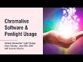 Chromalive software  penlight usage