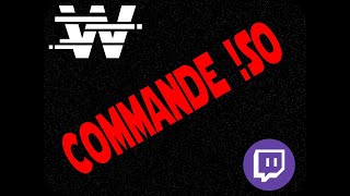 How to use the !so command on Twitch
