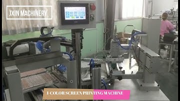 1 color full automatic silk screen printing machine for ceramic chip and ceramic plate
