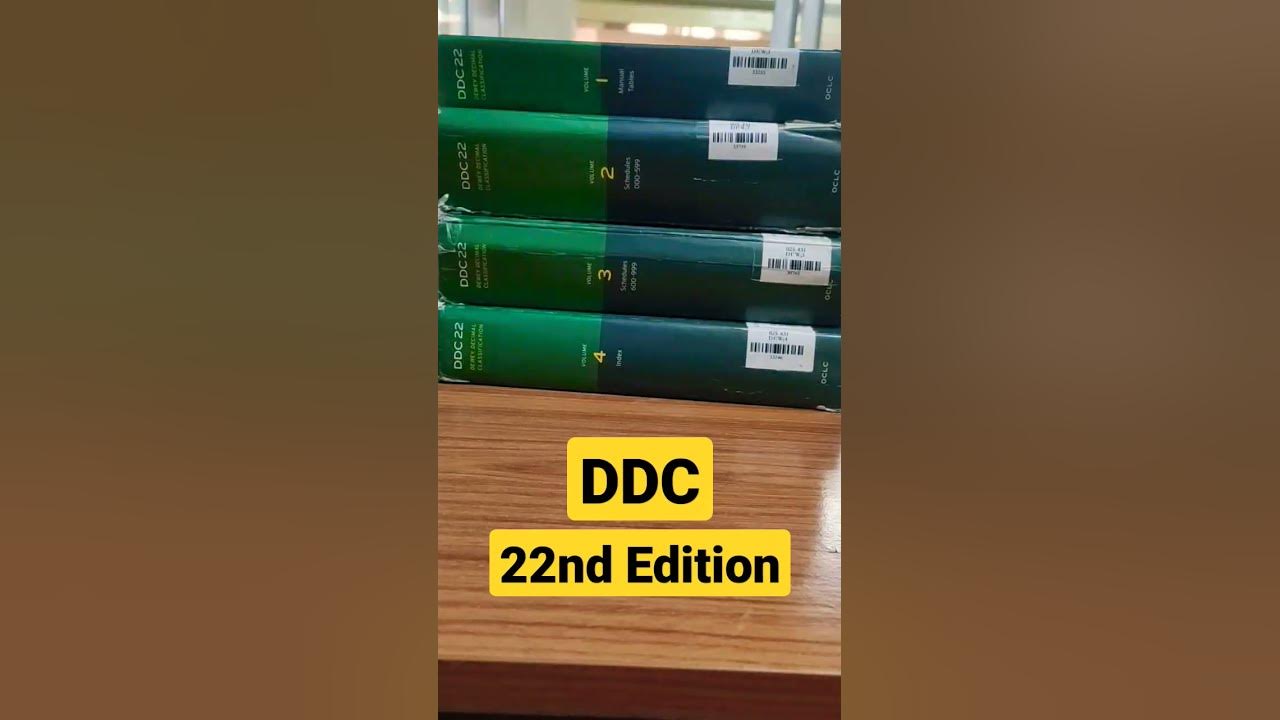DDC 22nd Edition #libraryscience #DDC - YouTube