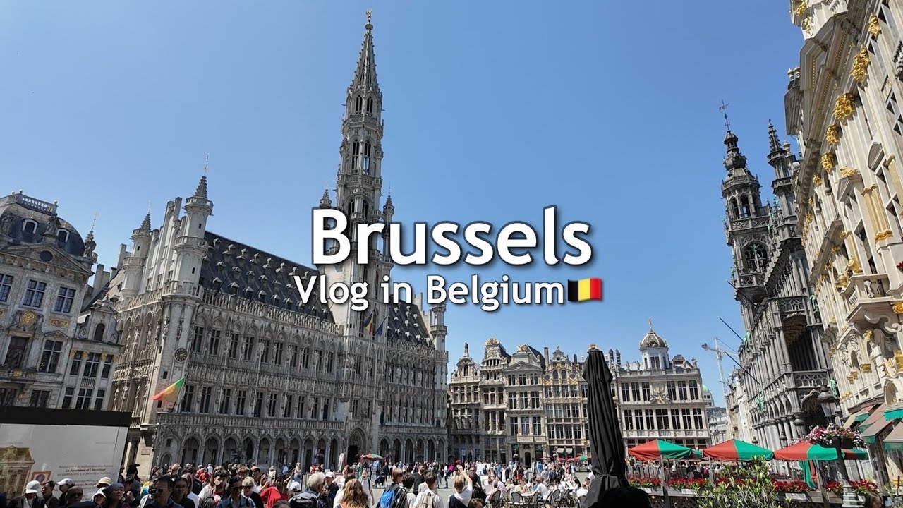 一日で満喫するブリュッセル女子旅🇧🇪 | ベルギーの週末の過ごし方 | ピエールマルコリーニの期間限定アイス | 街歩きVlog | 観光 | ヨーロッパ旅行