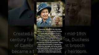 A Royal Brooch Passed Through Four Generations of Queens and Princesses#shortvideo #trending #youtub