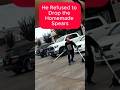 Two Homemade Spears vs. Police — The Final Moments on Bodycam #usa