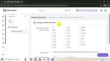 How to Enable Hotlink Protection on Hostinger