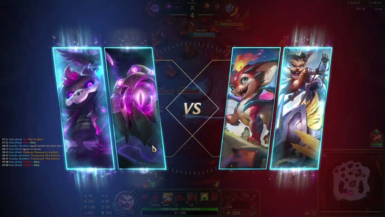 LoL Arena Kled+Smolder 1st place  45