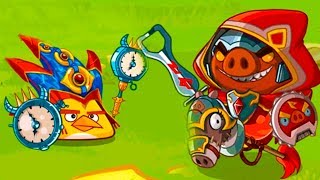 Птички Энгри Бердс #134 Хрякокалипсис с Кидом и Angry Birds с Bad Piggies