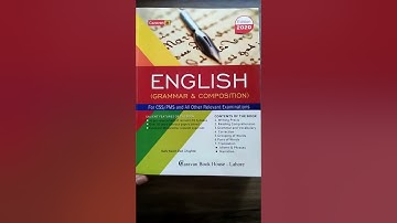 English Grammar and Composition for CSS,PMS by Hafiz Karim Dad Chughtai Edition 2020
